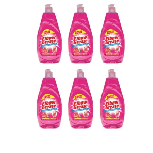 Elbow Grease Washing Up Liquid 600ml 6 Pack