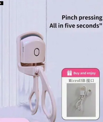 Electric Eyelash Curler Charging Model Fast Heating Portable Shaping and Lasting Curling Eyelash Clip