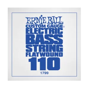 Ernie Ball 1799EB .110 Single Flatwound Electric Bass String