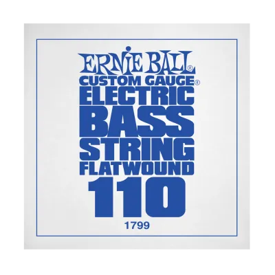 Ernie Ball 1799EB .110 Single Flatwound Electric Bass String
