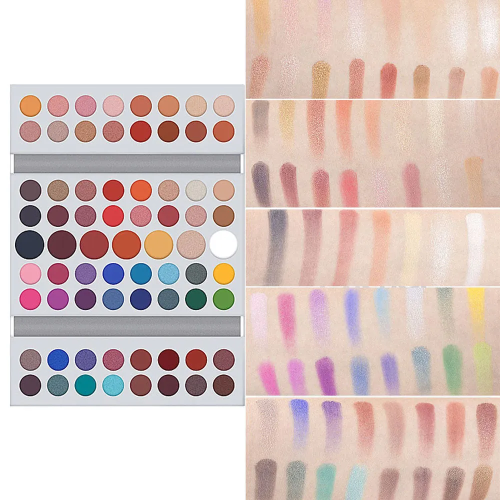 evpct 71 Color Rainbow Matte and Shimmer Eyeshadow Palette Makeup Pallet,Cheap Bright Colorful Dark Eyeshadow palette Paletts High Pigmented Long Lasting Waterproof paleta de maquillaje profesional