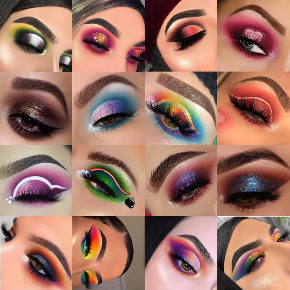 evpct 71 Color Rainbow Matte and Shimmer Eyeshadow Palette Makeup Pallet,Cheap Bright Colorful Dark Eyeshadow palette Paletts High Pigmented Long Lasting Waterproof paleta de maquillaje profesional