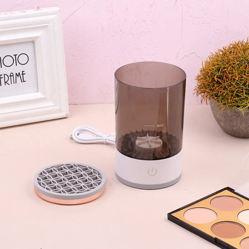 Eye Shadow Brush Cleaning Tool: USB-Charging Automatic Portable Electric Makeup Brush Cleaner Machine