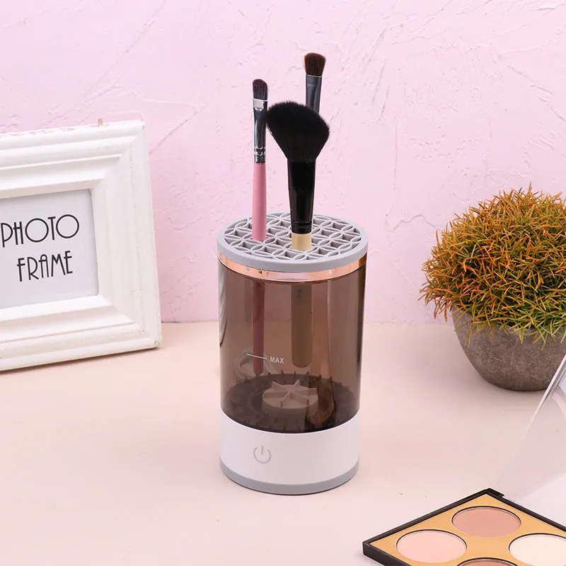 Eye Shadow Brush Cleaning Tool: USB-Charging Automatic Portable Electric Makeup Brush Cleaner Machine