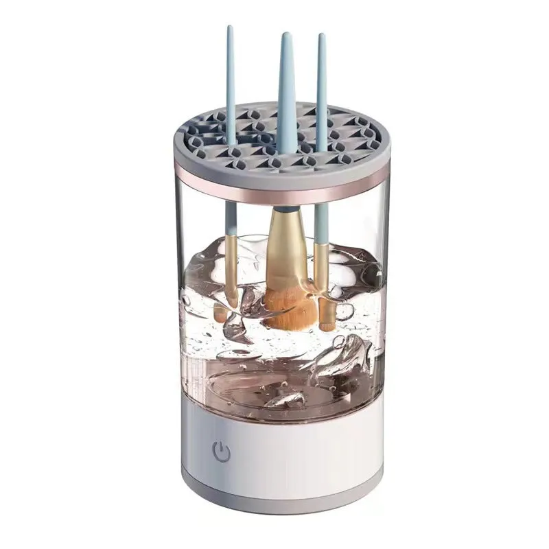Eye Shadow Brush Cleaning Tool: USB-Charging Automatic Portable Electric Makeup Brush Cleaner Machine