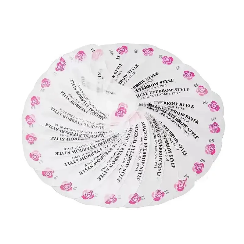 Eyebrow Template 24 Pattern Makeup Eyebrow Template Makeup Beauty Tool Eyebrow Stencil 24 Sheets Set