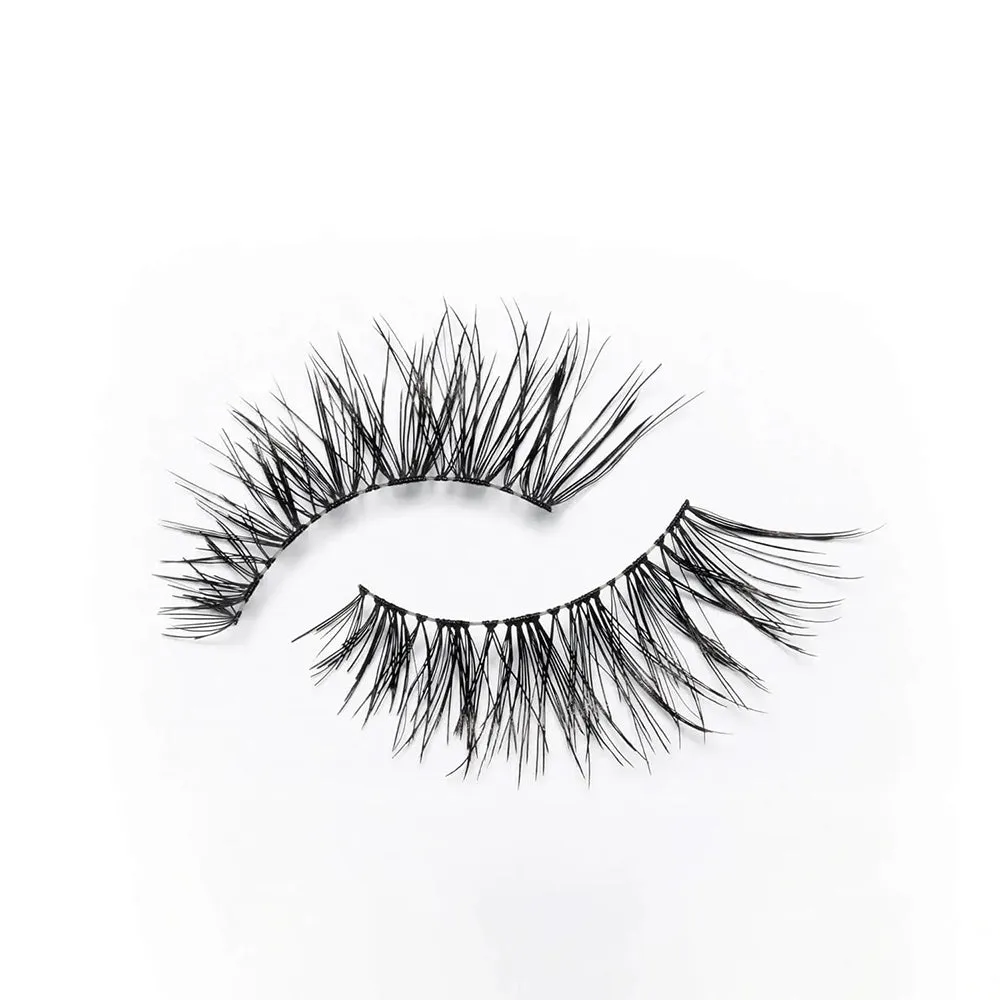 Eylure 3/4 Length 008 Light & Wispy Lashes Black Multipack 3 Pairs