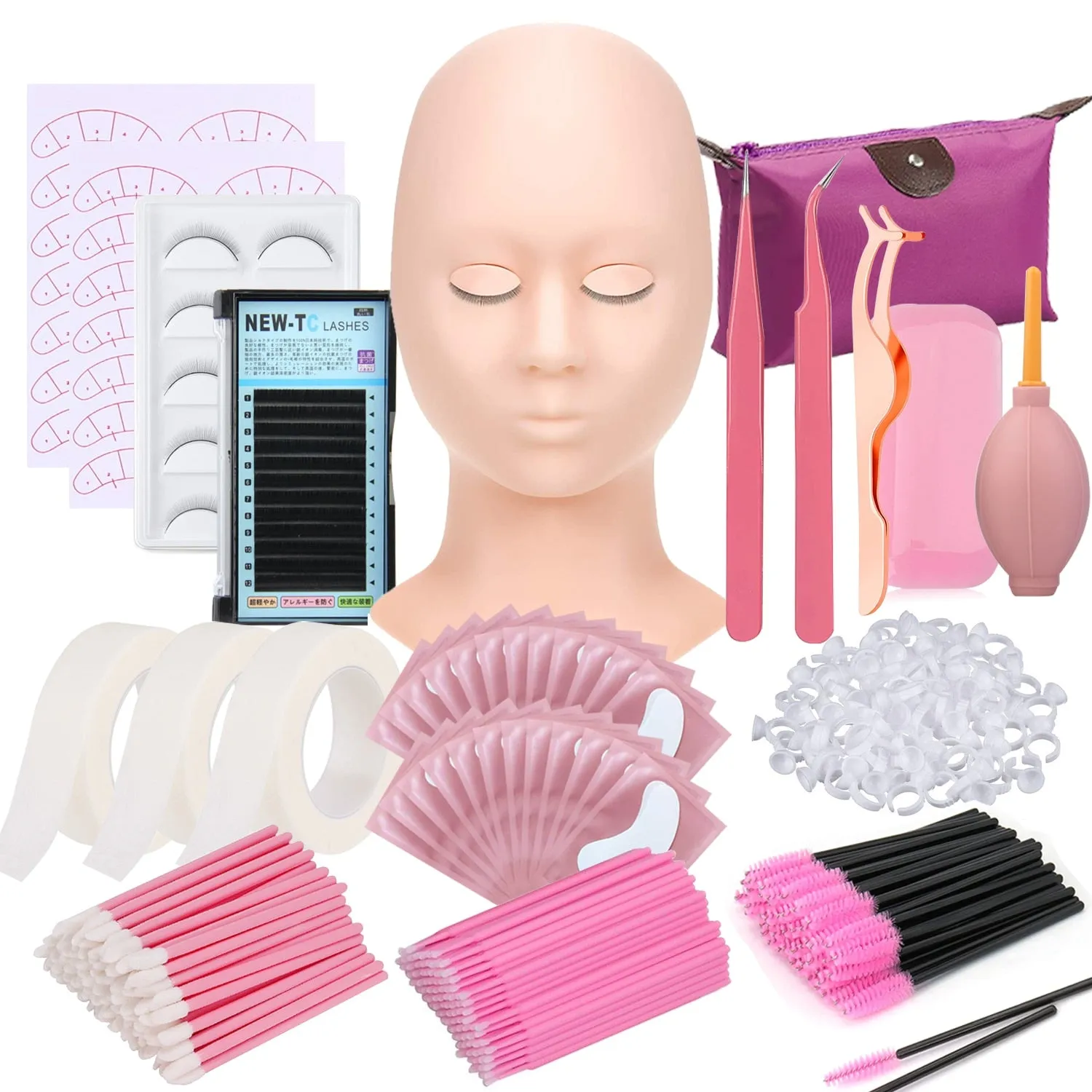 False Eyelash Extension Kit For Beginners