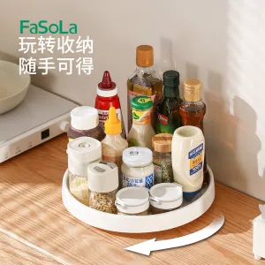FaSoLa Rotating Storage Rack - White, Small, 25cm Diameter