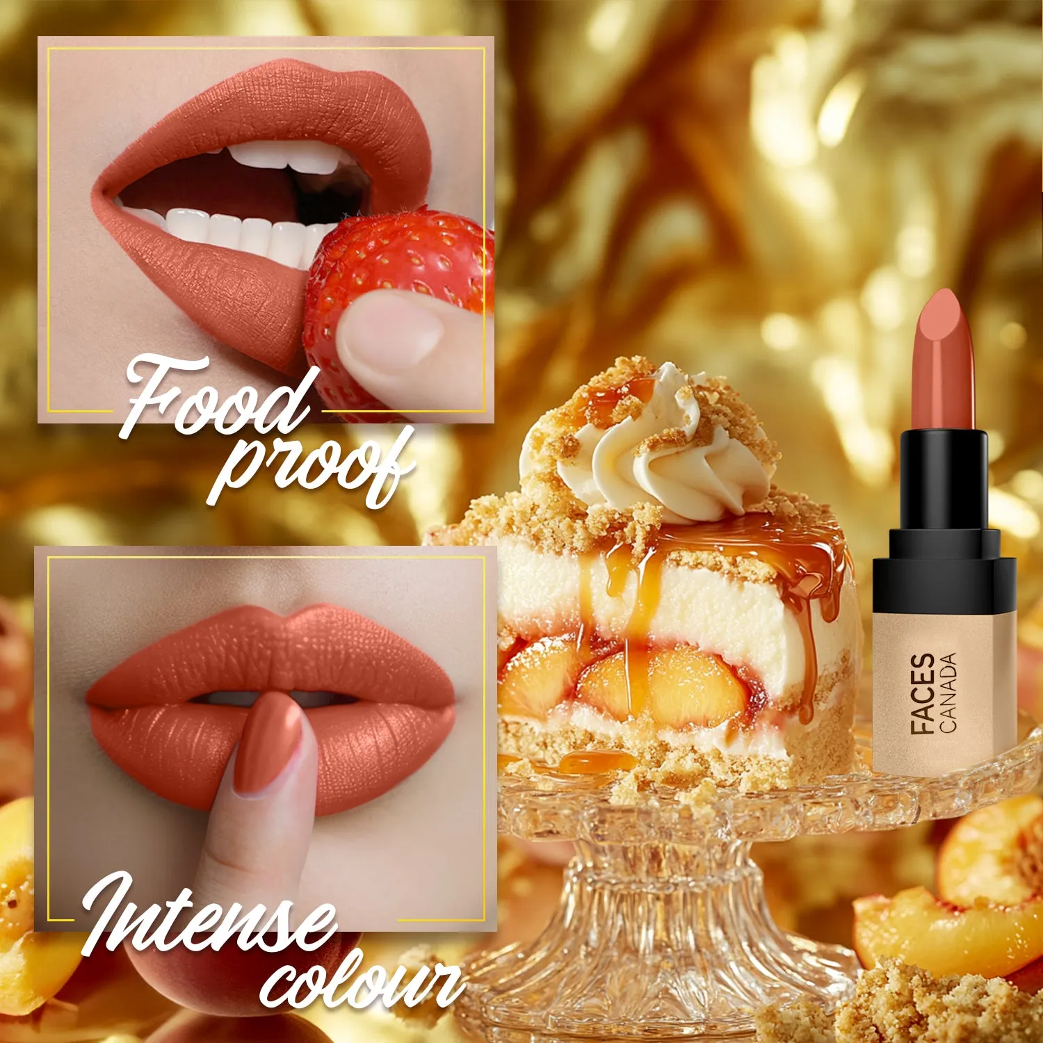 FC Comfy Matte Velvet Touch Lipstick Peach Cobbler 07