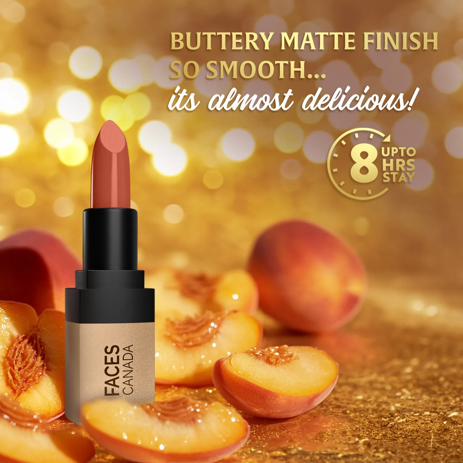 FC Comfy Matte Velvet Touch Lipstick Peach Cobbler 07