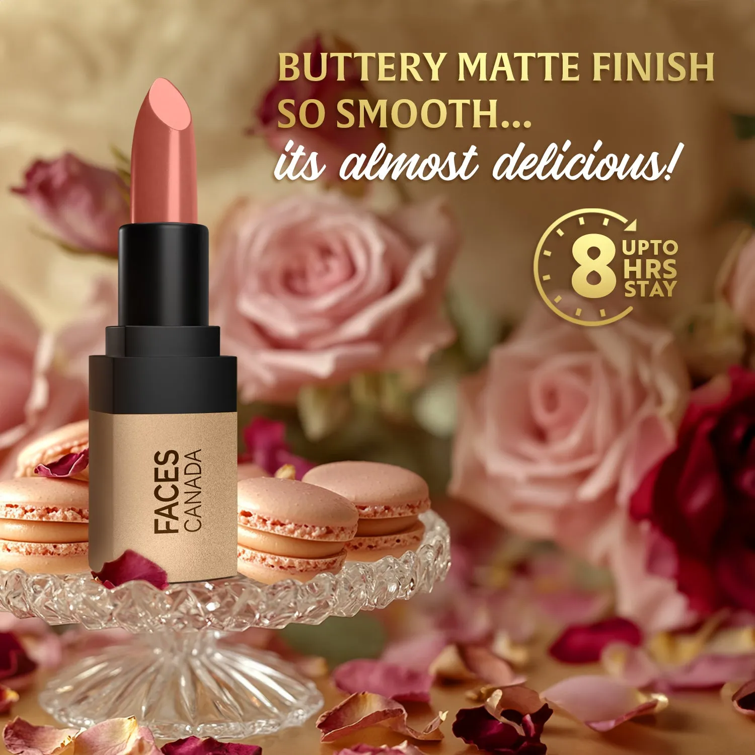 FC Comfy Matte Velvet Touch Lipstick Rose Macaron 09