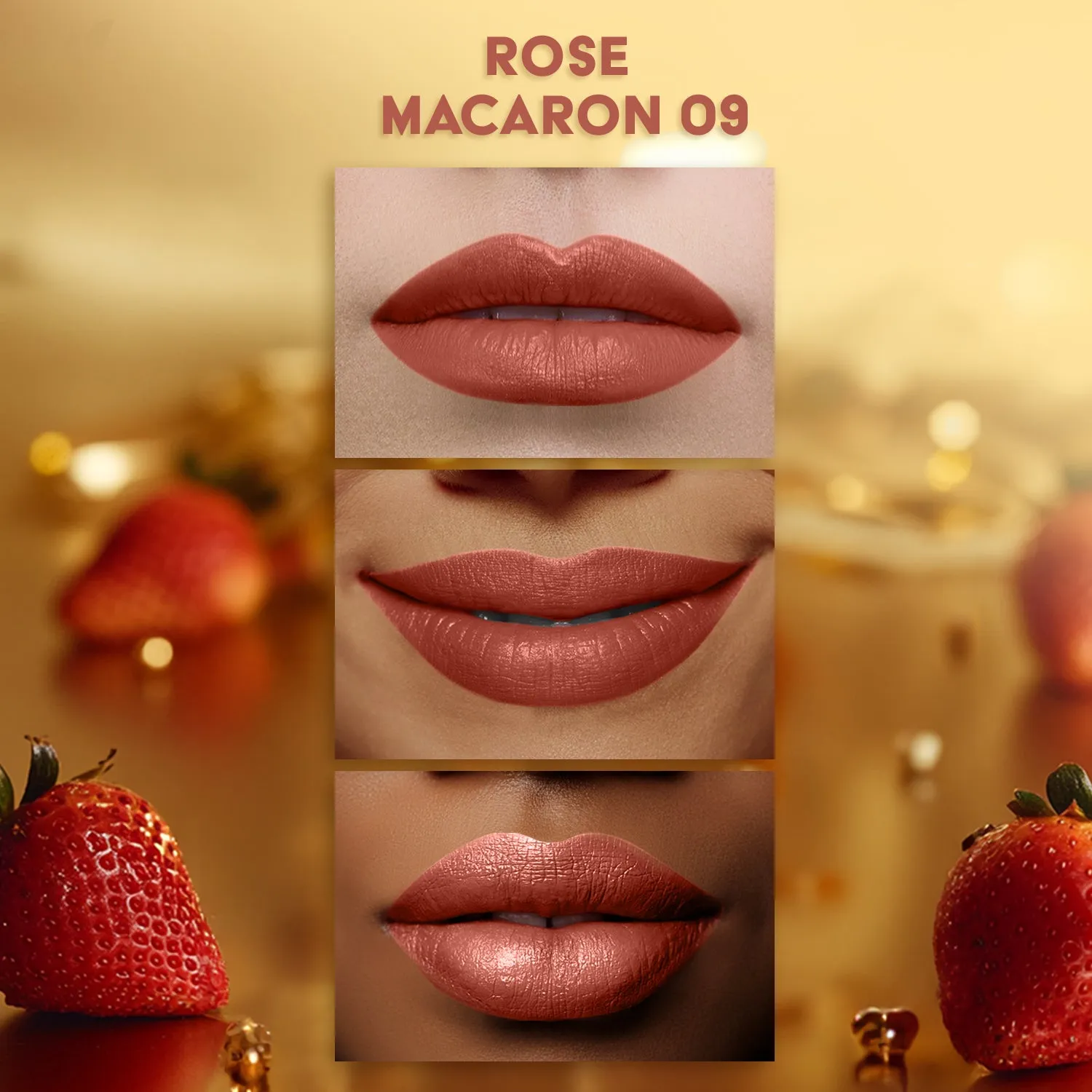 FC Comfy Matte Velvet Touch Lipstick Rose Macaron 09