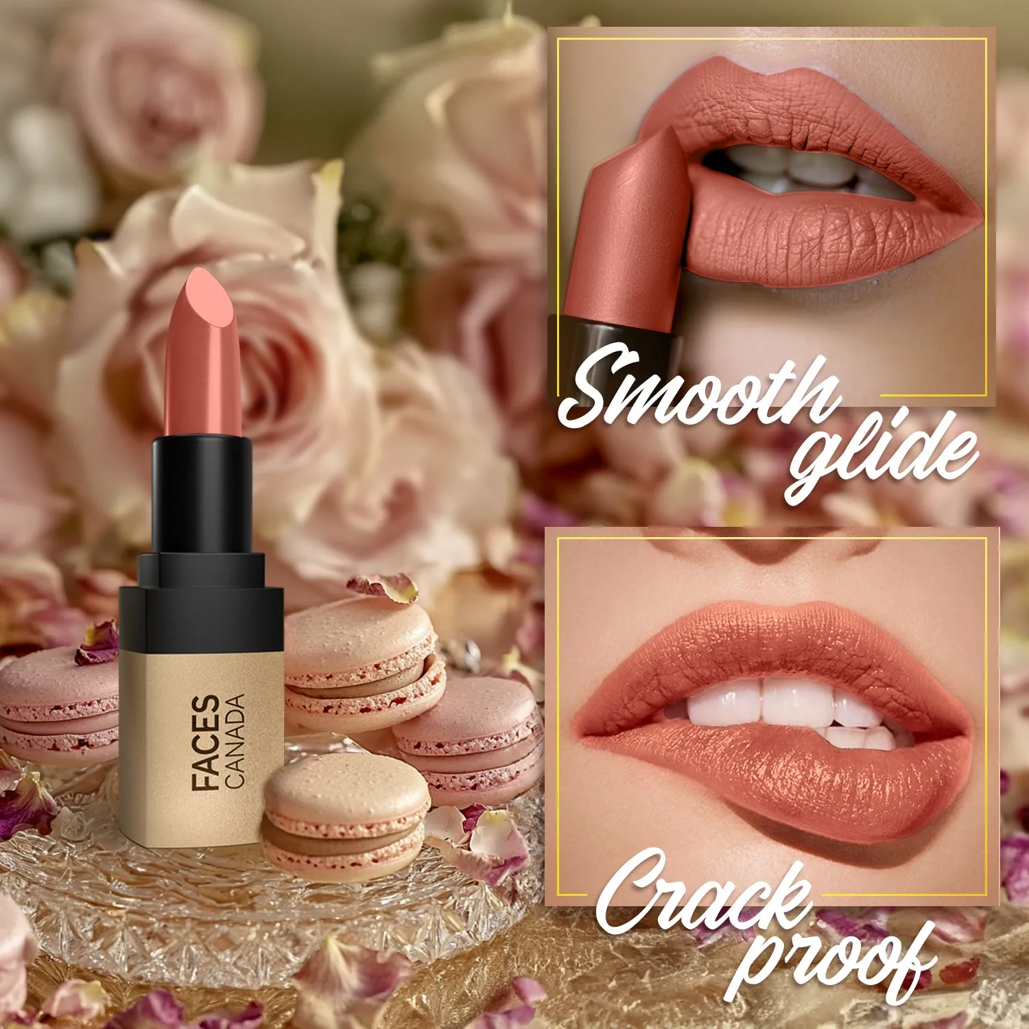 FC Comfy Matte Velvet Touch Lipstick Rose Macaron 09