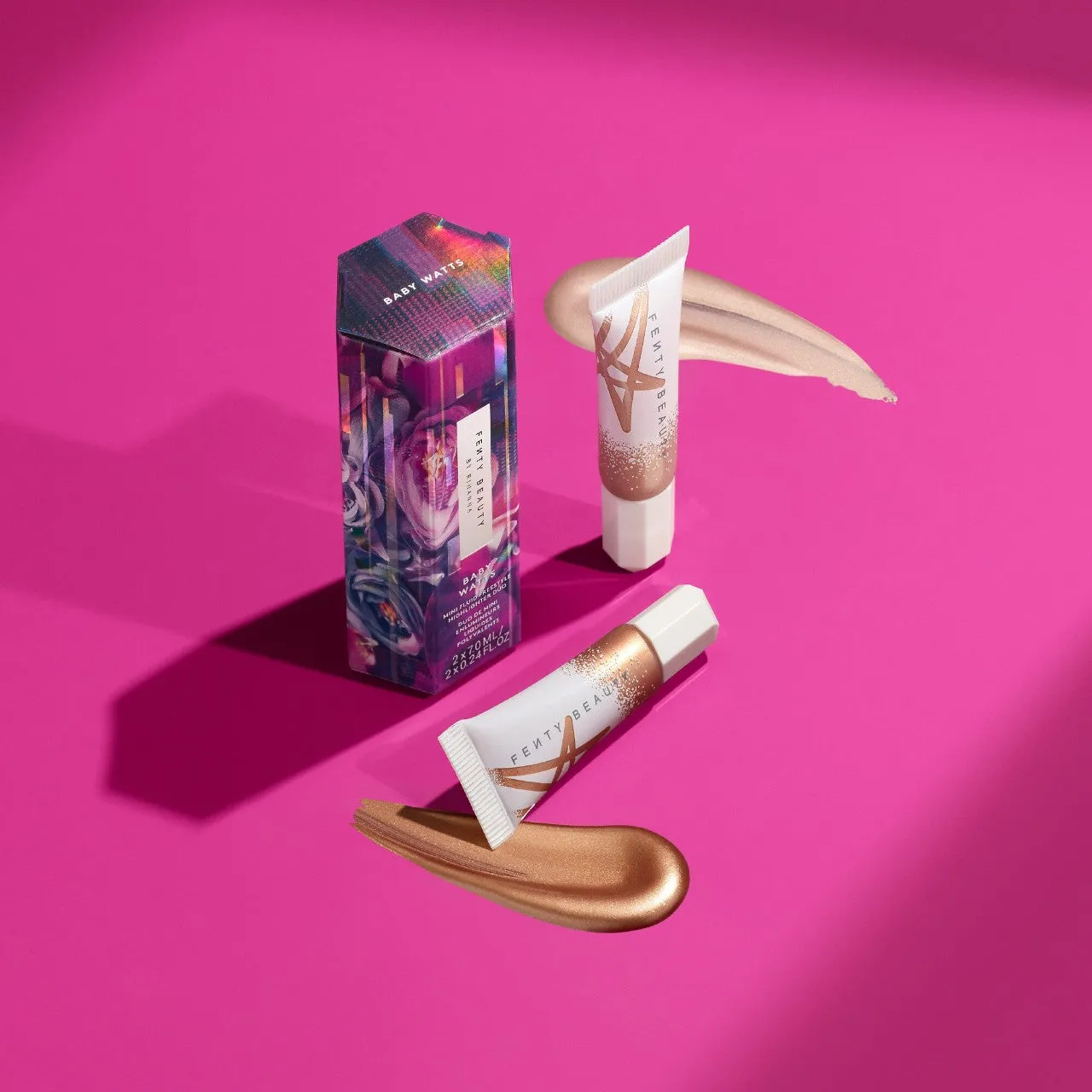 Fenty Beauty - Mini Baby Watts Fluid Freestyle Highlighter Duo