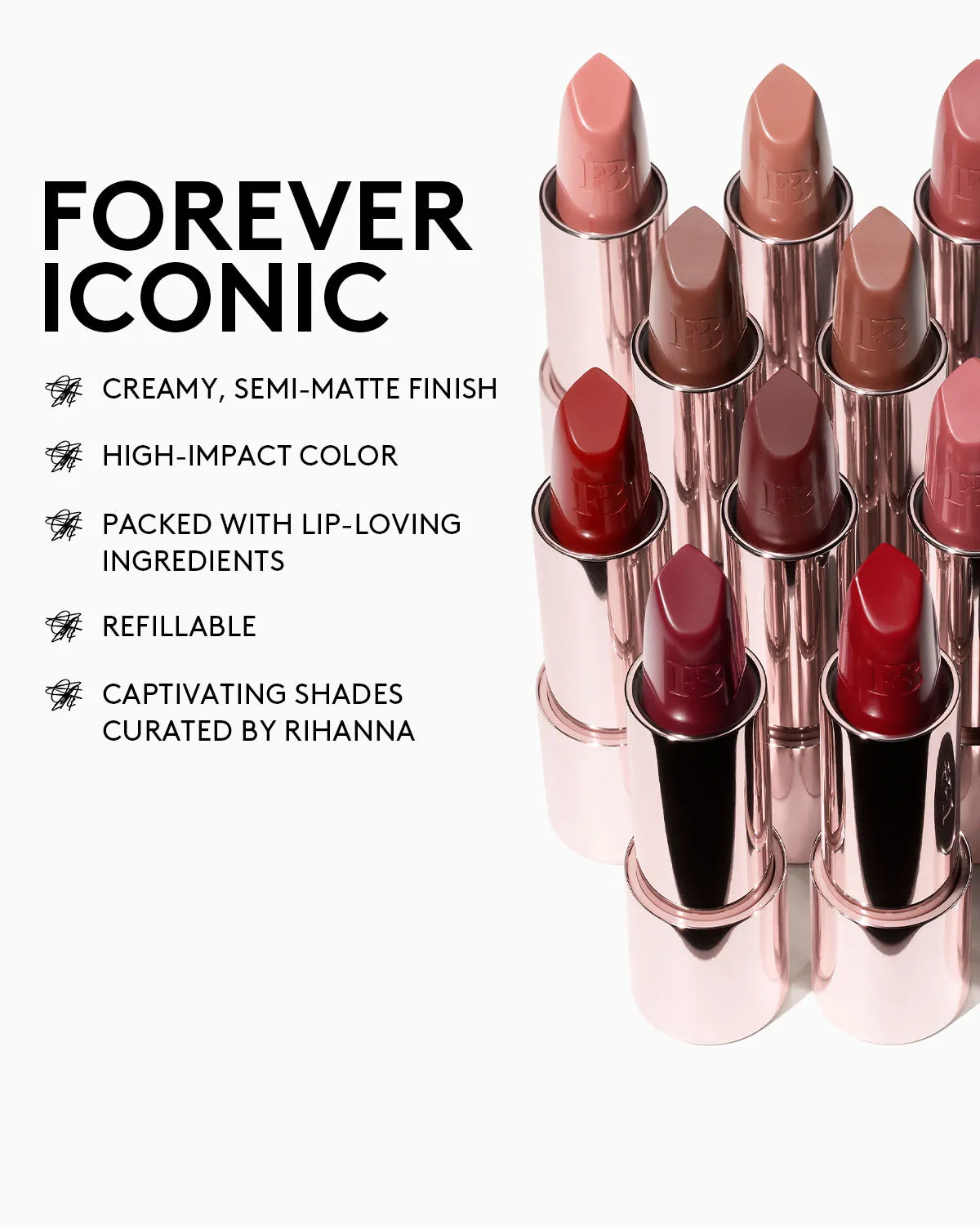 Fenty Icon The Fill Semi-Matte Refillable Lipstick — Freak-went Fly'r