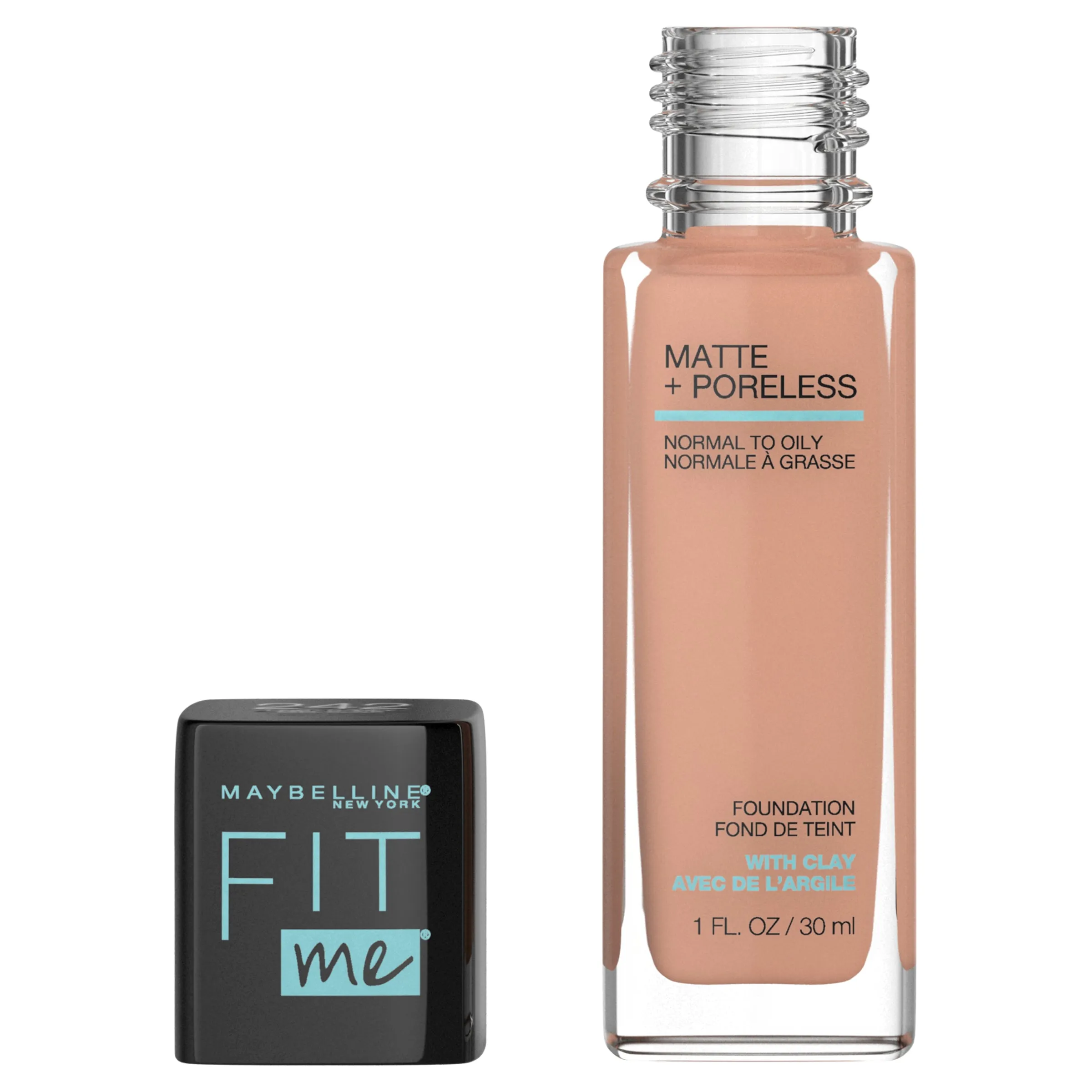 FIT ME MATTE & PORELESS MATTIFYING LIQUID FOUNDATION 242 LIGHT HONEY 30ML