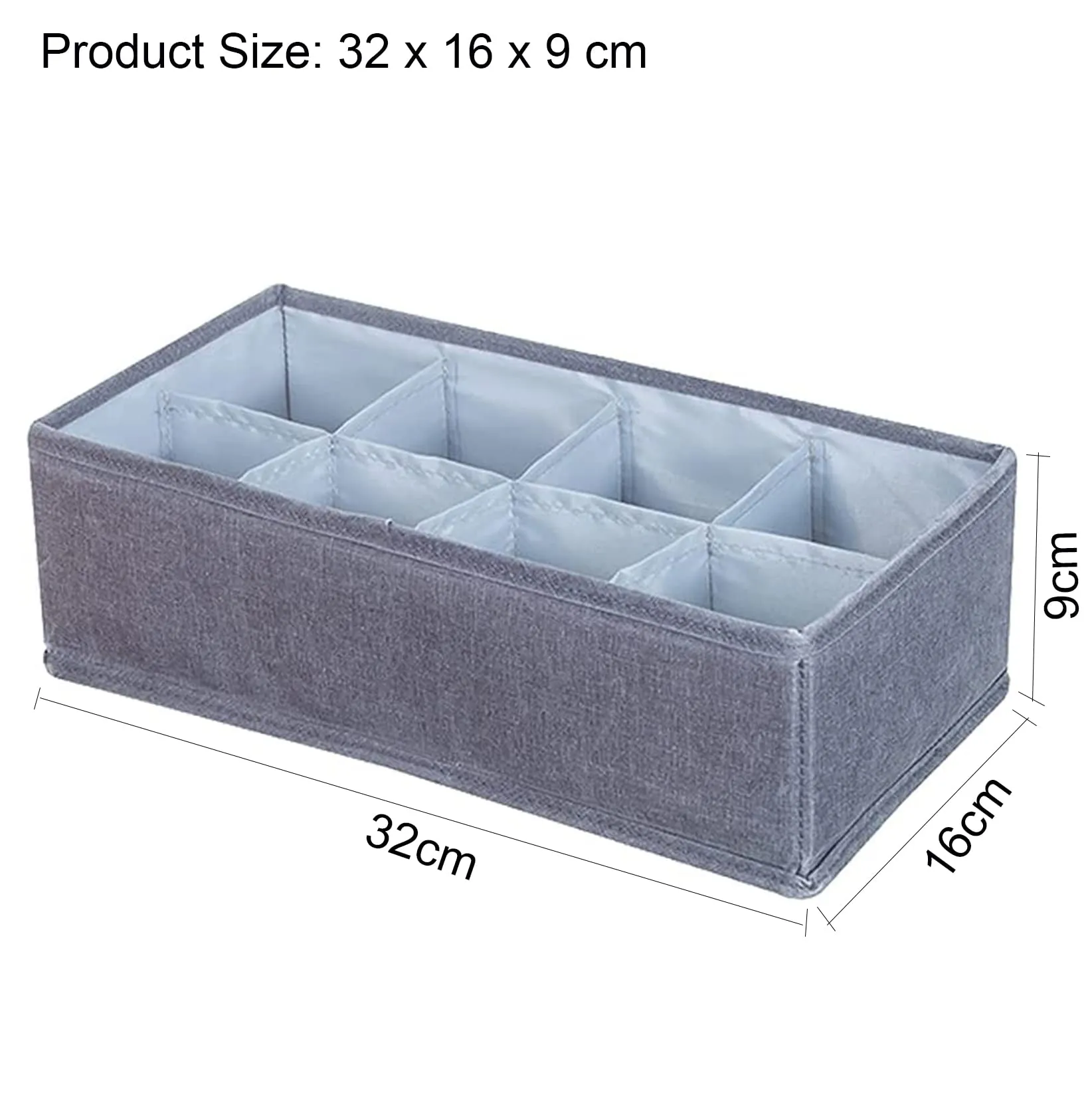 Foldable Wardrobe Clothes Closet Organizer, Save Space Clothing Storage Bins - Linen