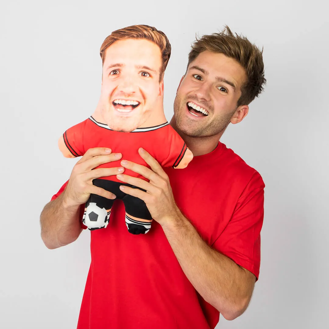 Footballer Face Pillow