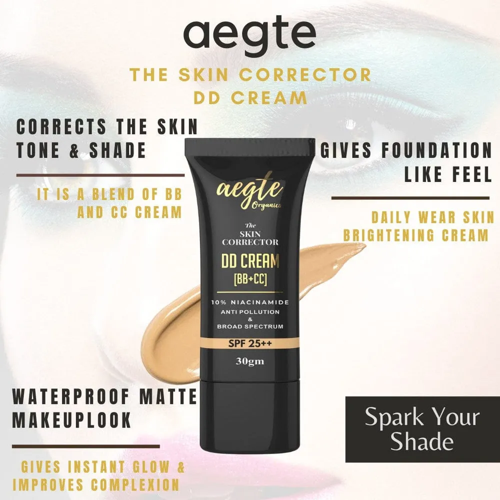 Founder's Favourites - Aegte Mattifying Pore Blur Primer   Sunscreen, Skin Corrector DD Cream & Lip and Cheek Tint