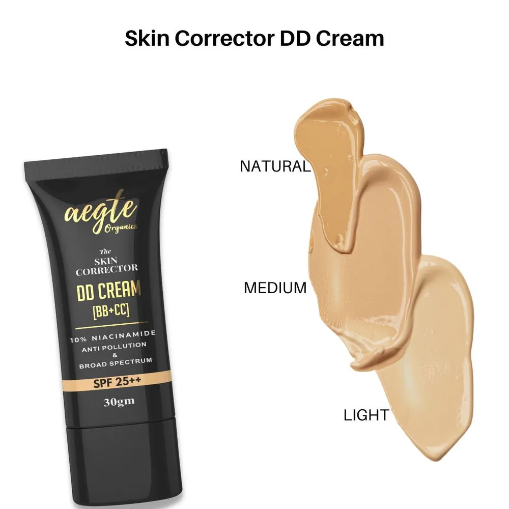 Founder's Favourites - Aegte Mattifying Pore Blur Primer   Sunscreen, Skin Corrector DD Cream & Lip and Cheek Tint