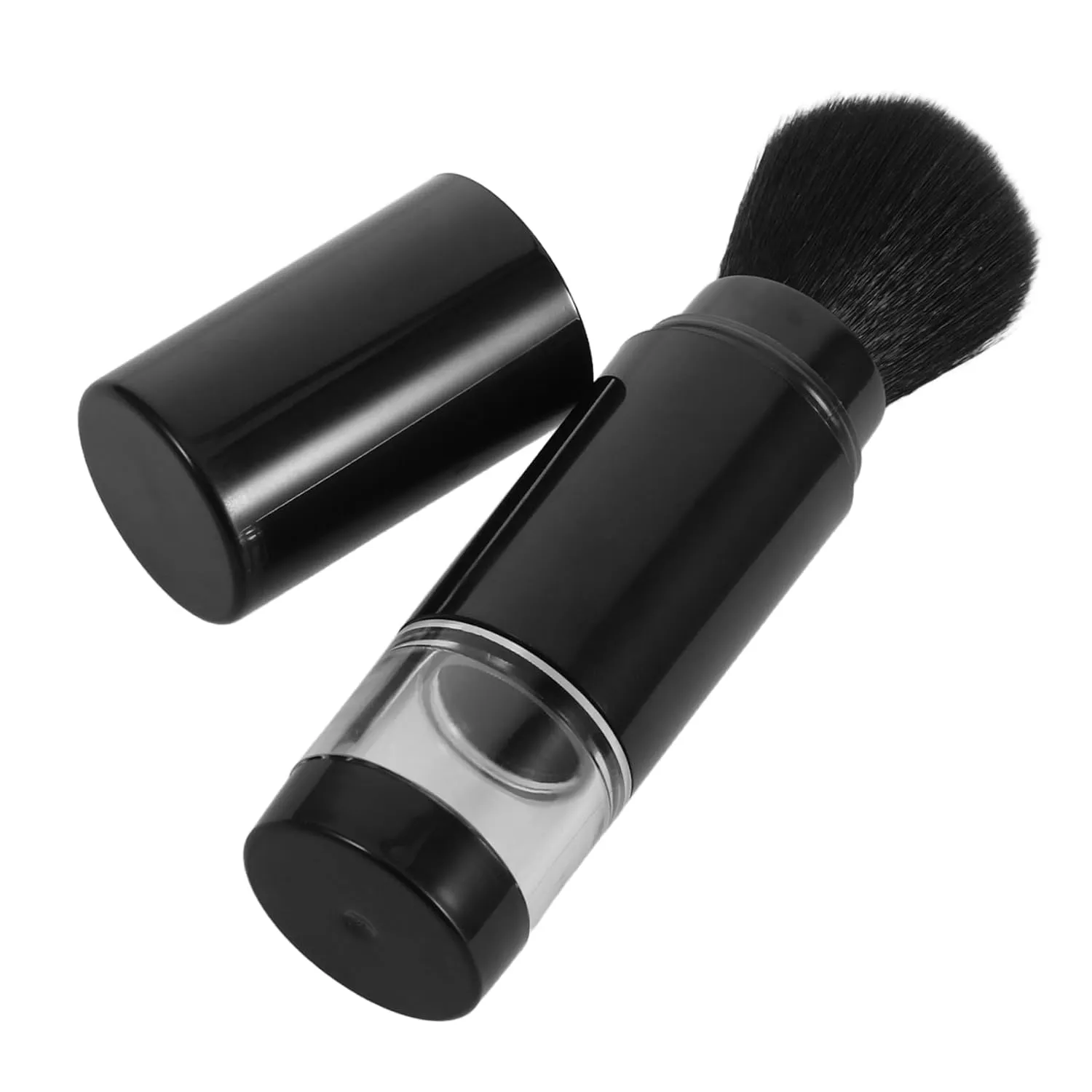 FRCOLOR Compressed Makeup Brush Portable Travel Makeup Brush Set for Loose Powder