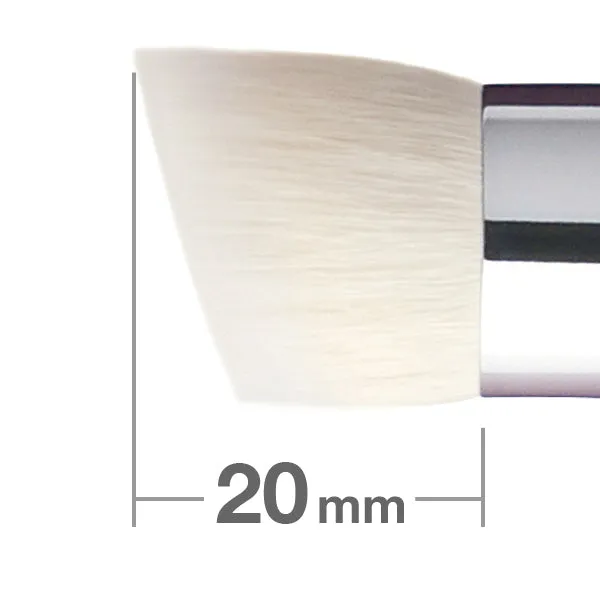 G5552BkSL Foundation Brush Round & Angled Duo Fiber (4mm) [HB0481]