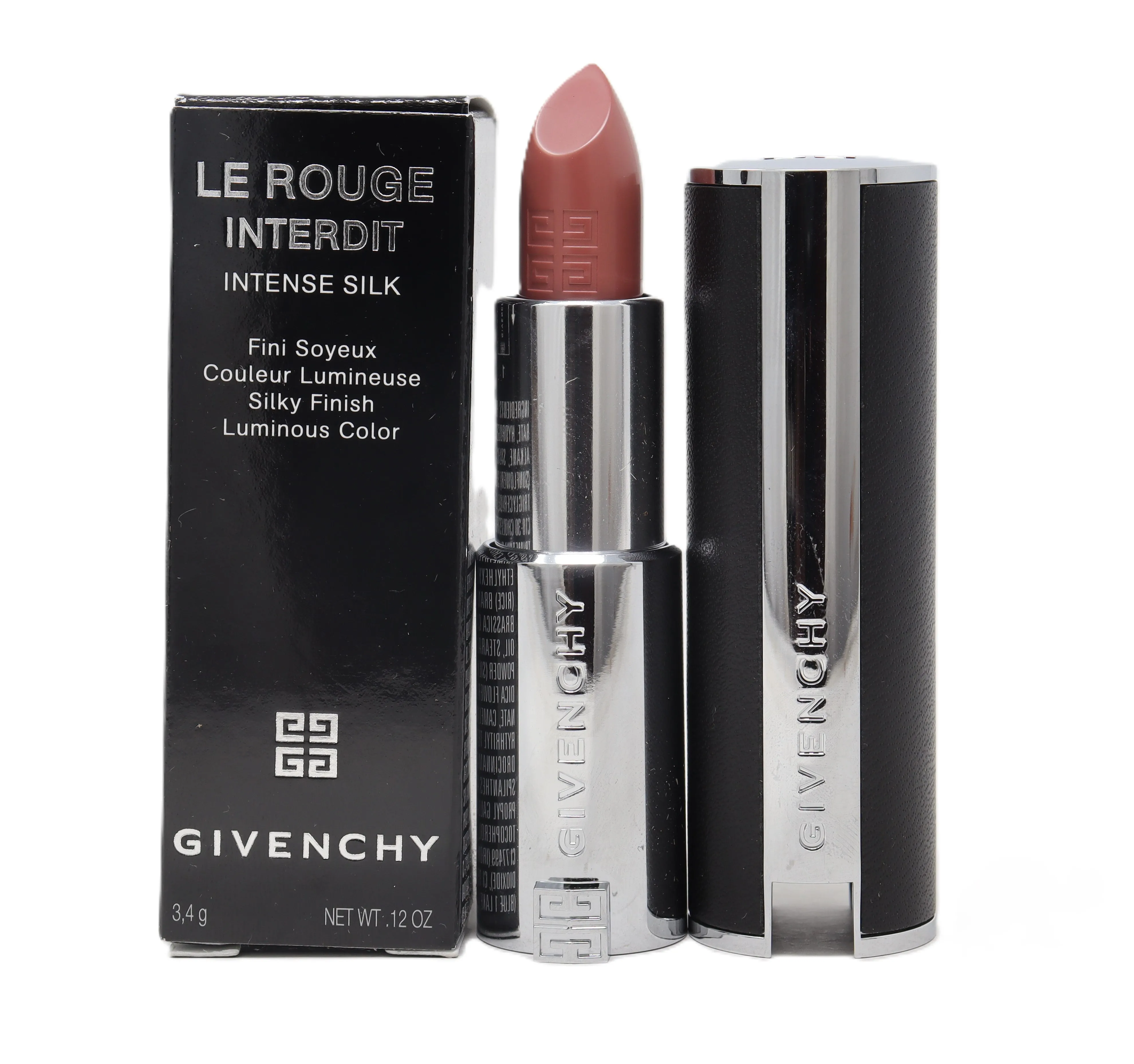 Givenchy Le Rouge Interdit Intense Silk Satin Matte Lipstick 0.12oz  New