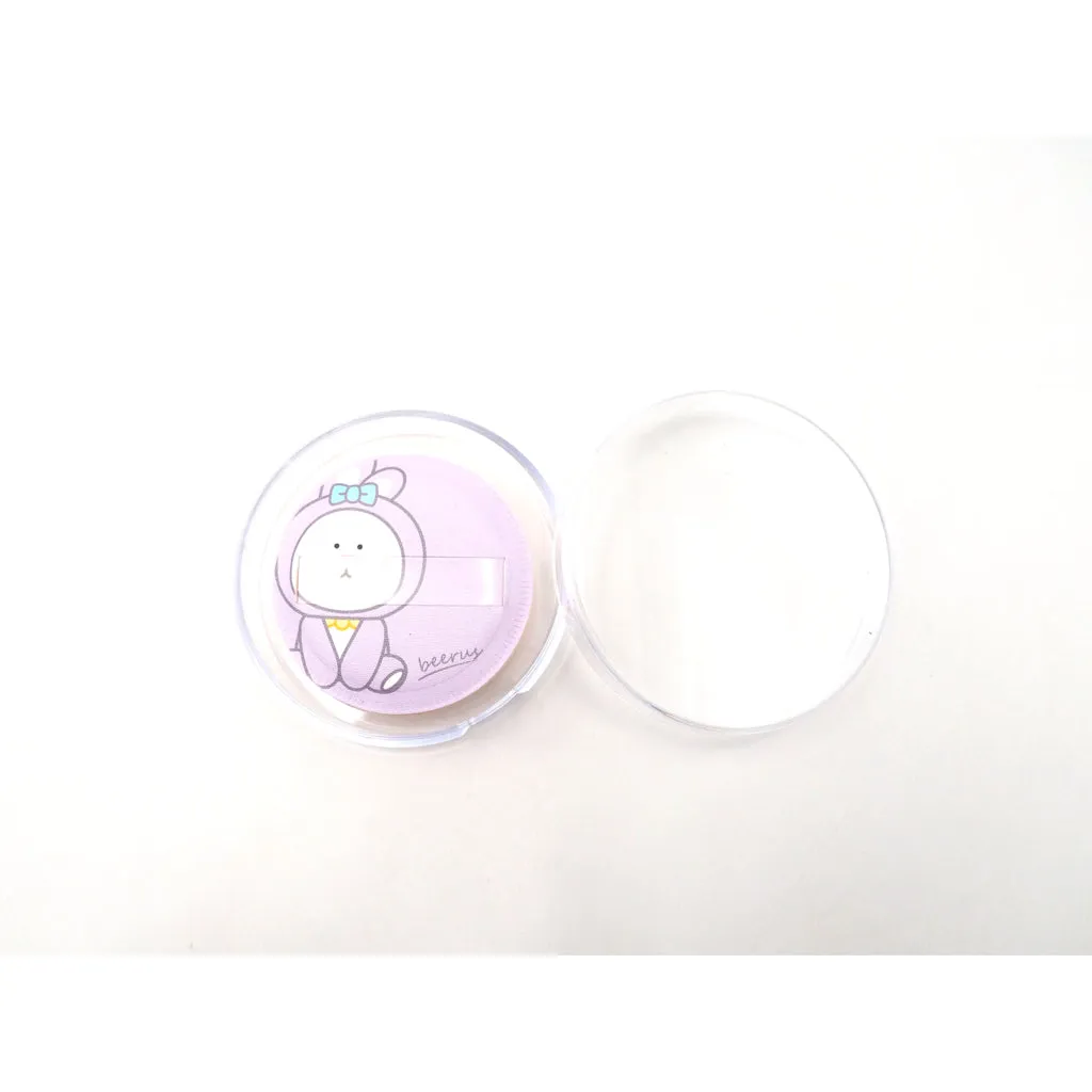 GLADKING CUTE FINGER TRIANGLE CUSHION PUFF WITH CASE