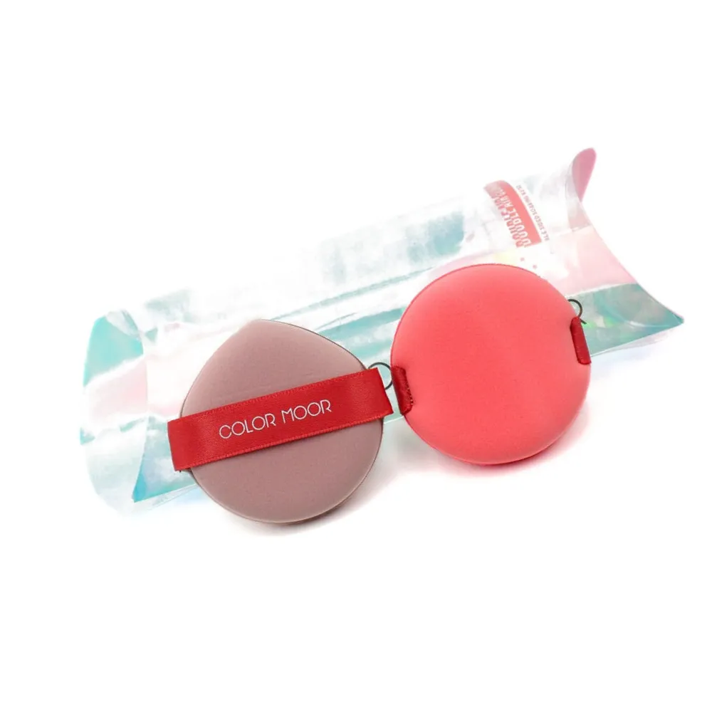 GLADKING Latex-Free Tear Drop Air Cushion Makeup Puff Set of Two
