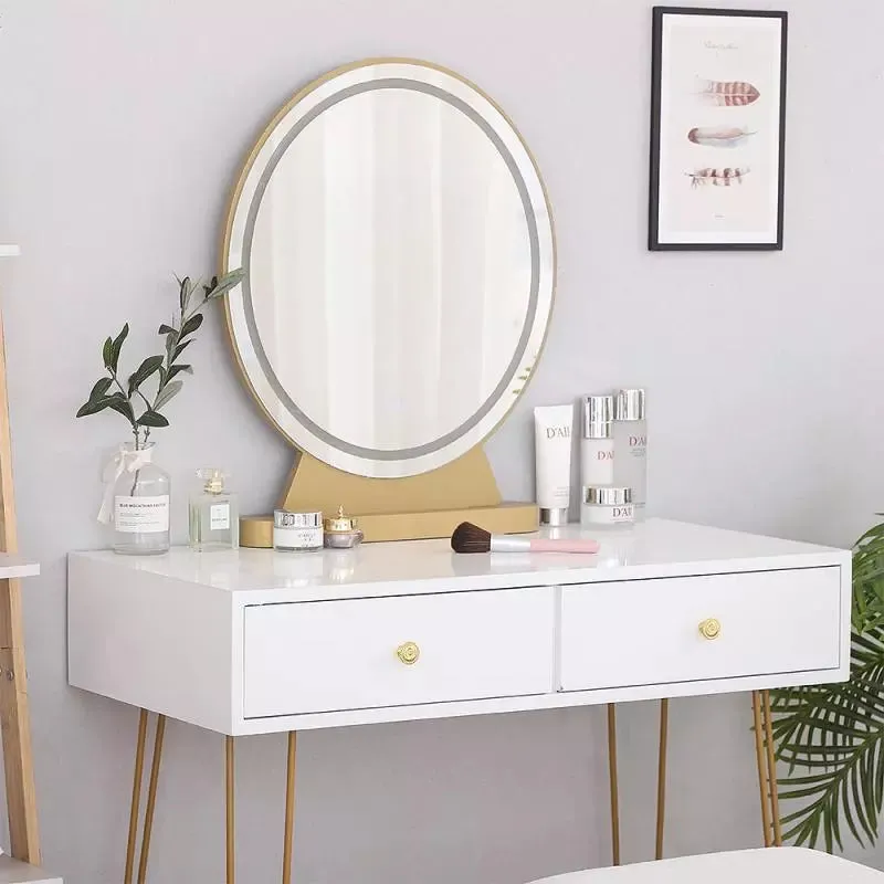 Glam Vanity Set with Lighted Mirror