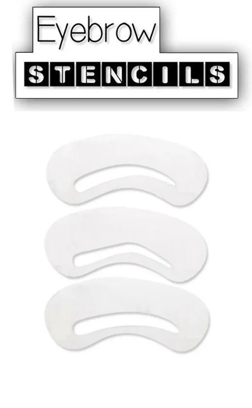 Glamza Eyebrow Stencils 3, 6 or 9 Pack