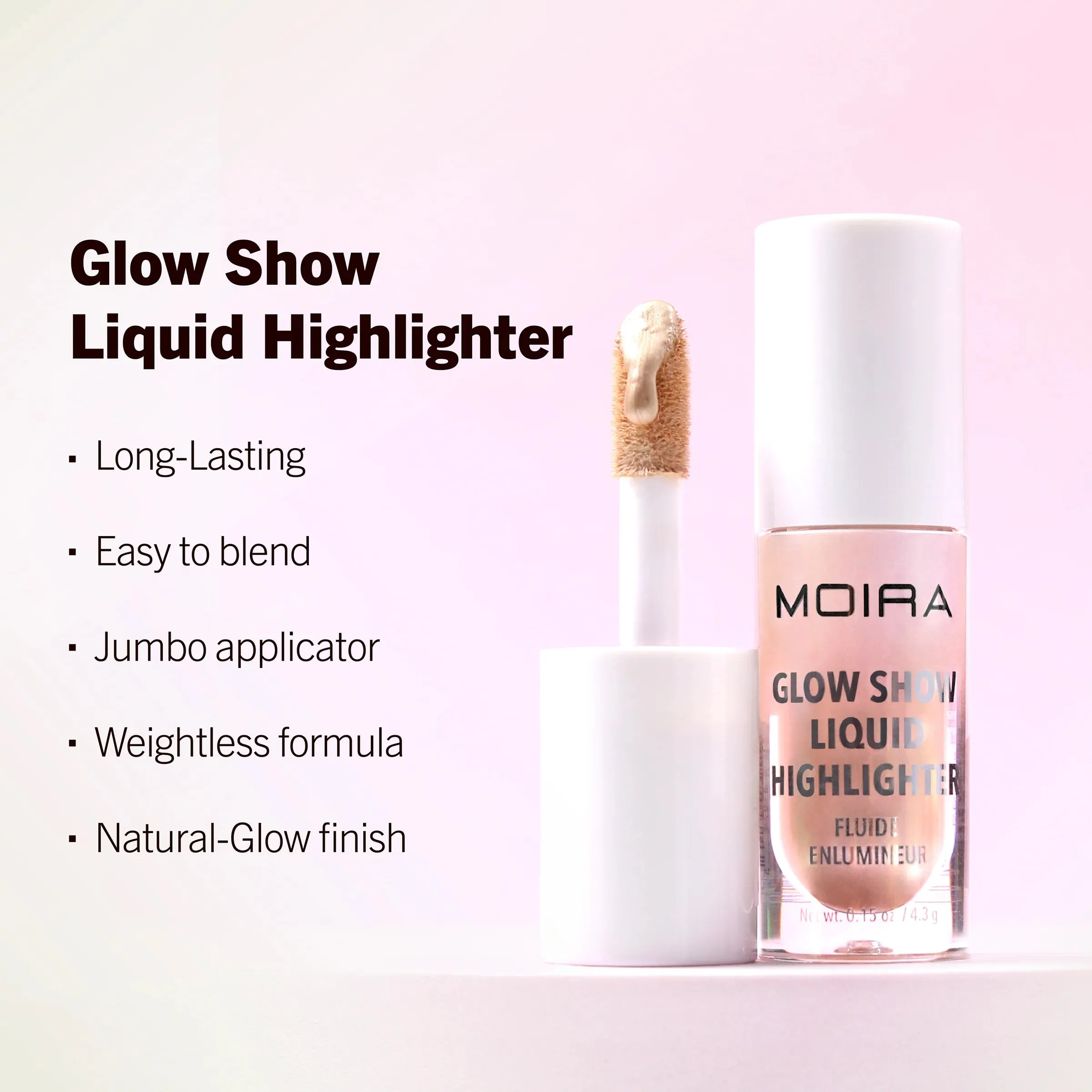Glow Show Liquid Highlighter #004 Satin Glow (3 units)