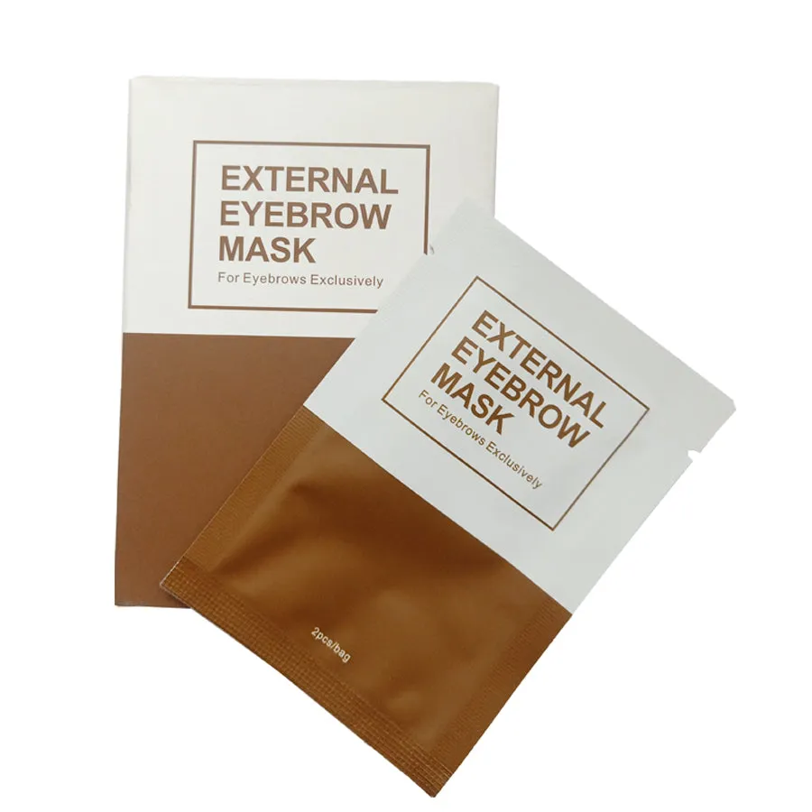 Goochie Permanent Make Up External Painless Mask For Eyebrow, (2pcs/bag x 10 Package)