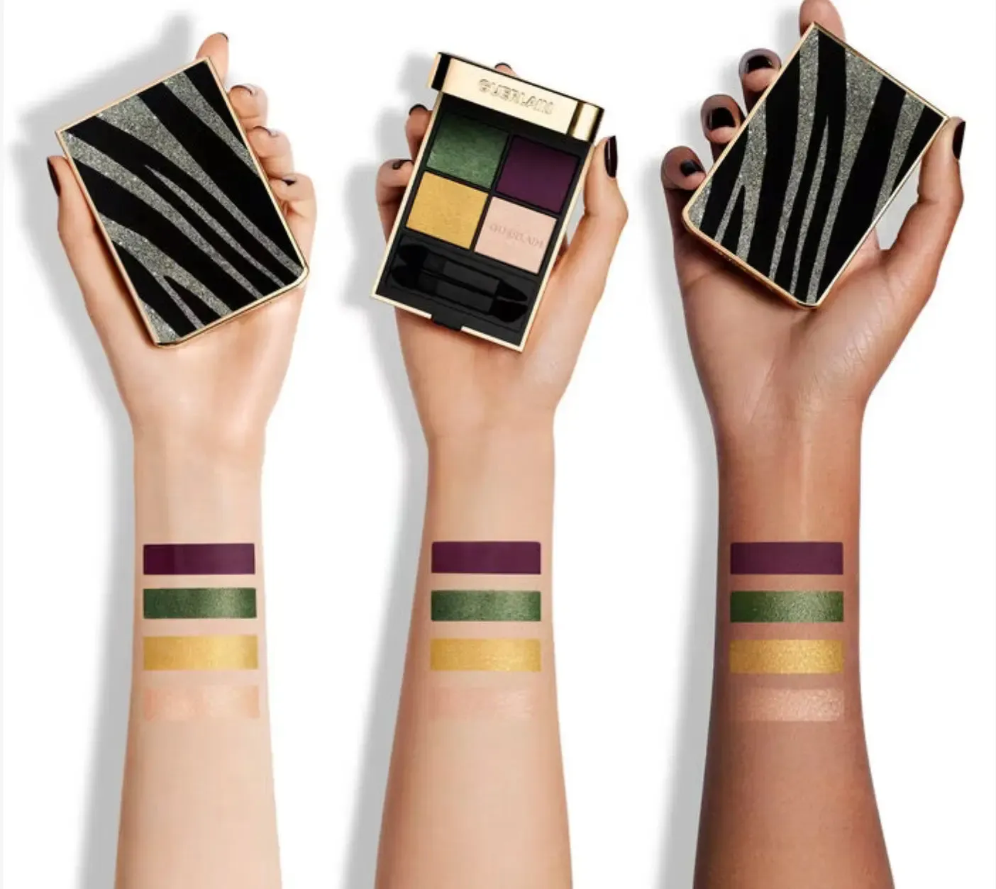 Guerlain Ombres G Eyeshadow Quad Glittery Tiger