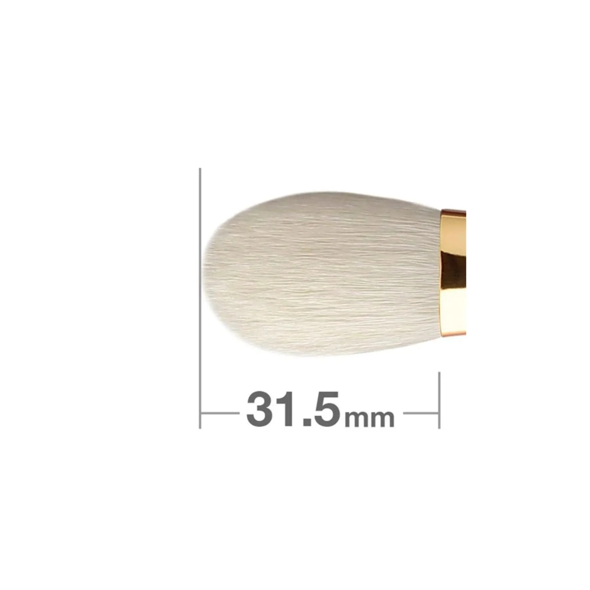 Hakuhodo S113Bk Highlighter Brush Round & Flat