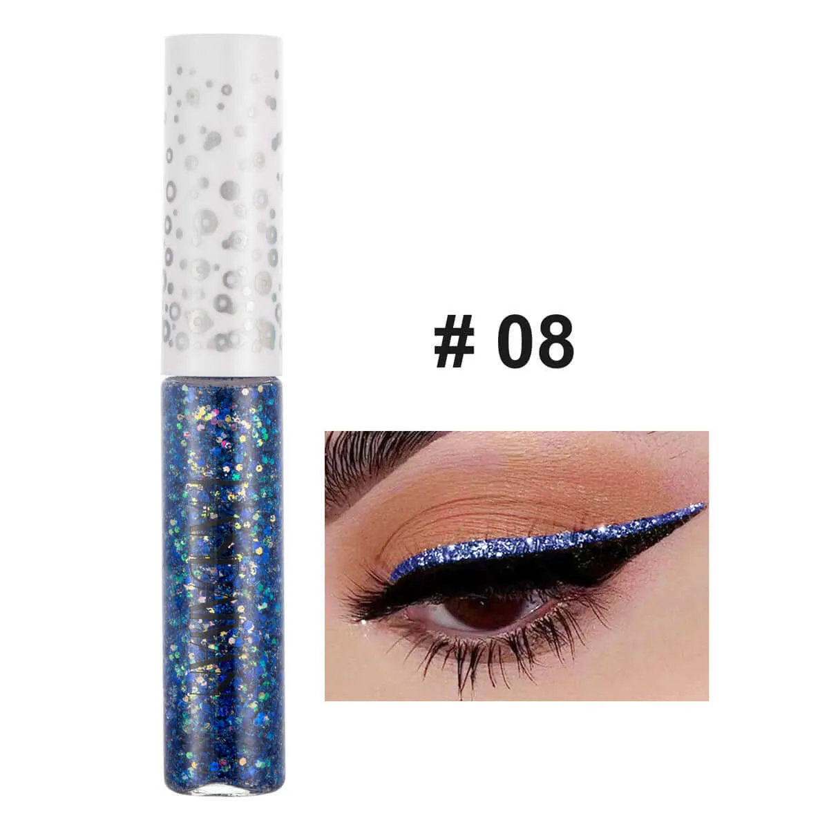 HANDAIYAN 12 Colors Sequin Eyeliner