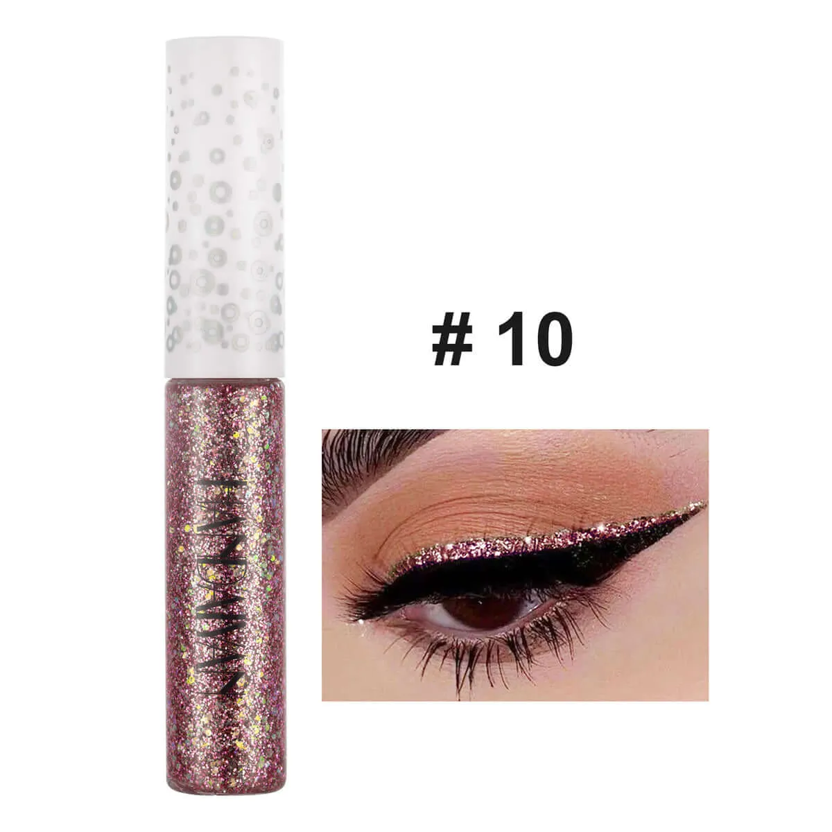 HANDAIYAN 12 Colors Sequin Eyeliner