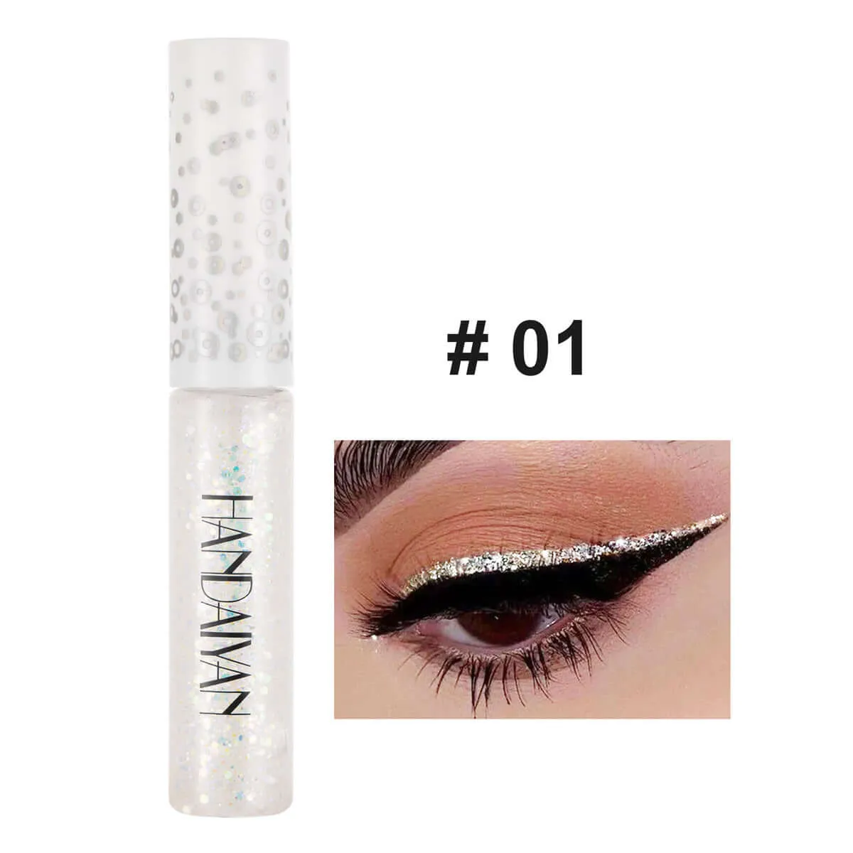 HANDAIYAN 12 Colors Sequin Eyeliner