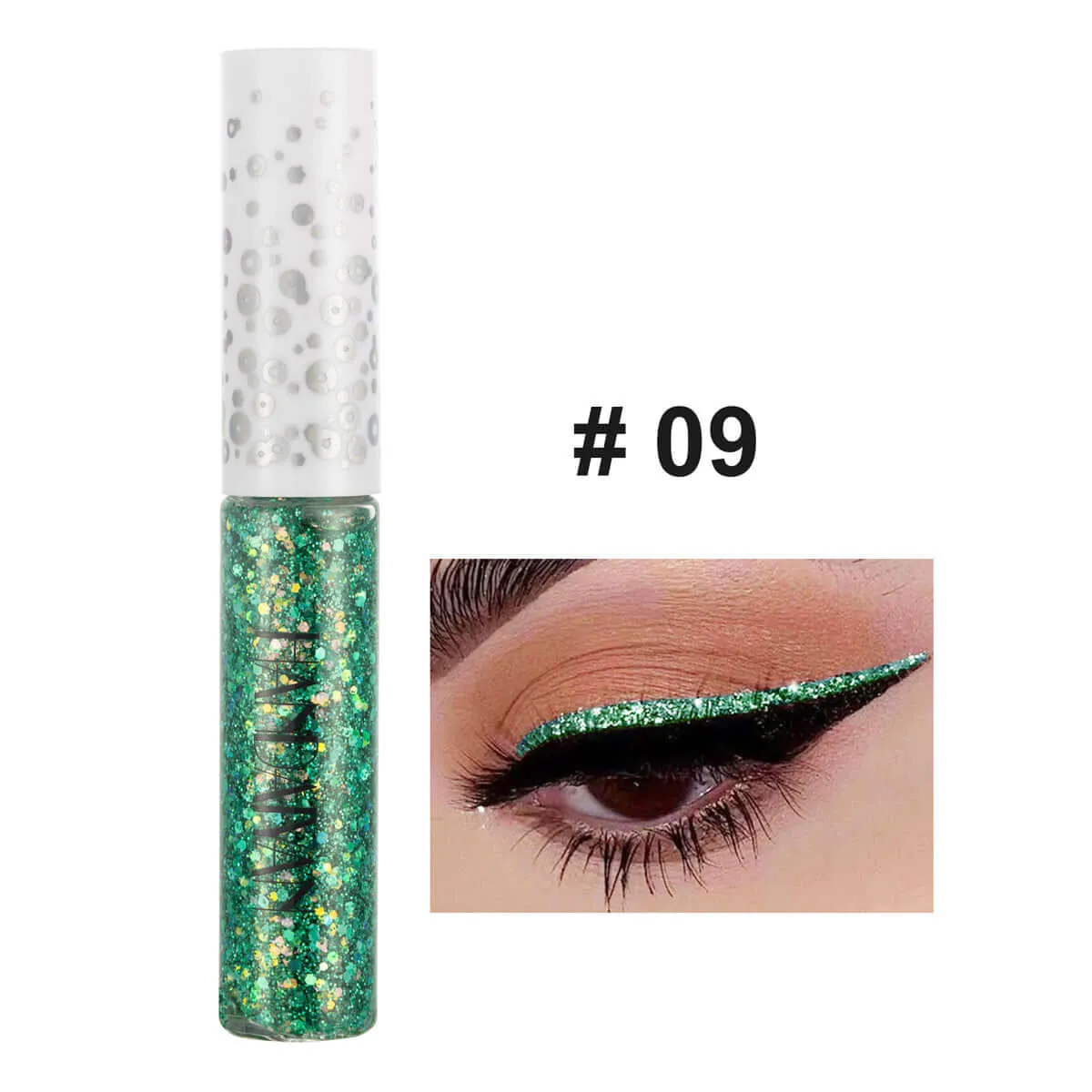HANDAIYAN 12 Colors Sequin Eyeliner