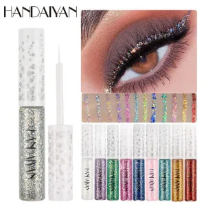 HANDAIYAN 12 Colors Sequin Eyeliner