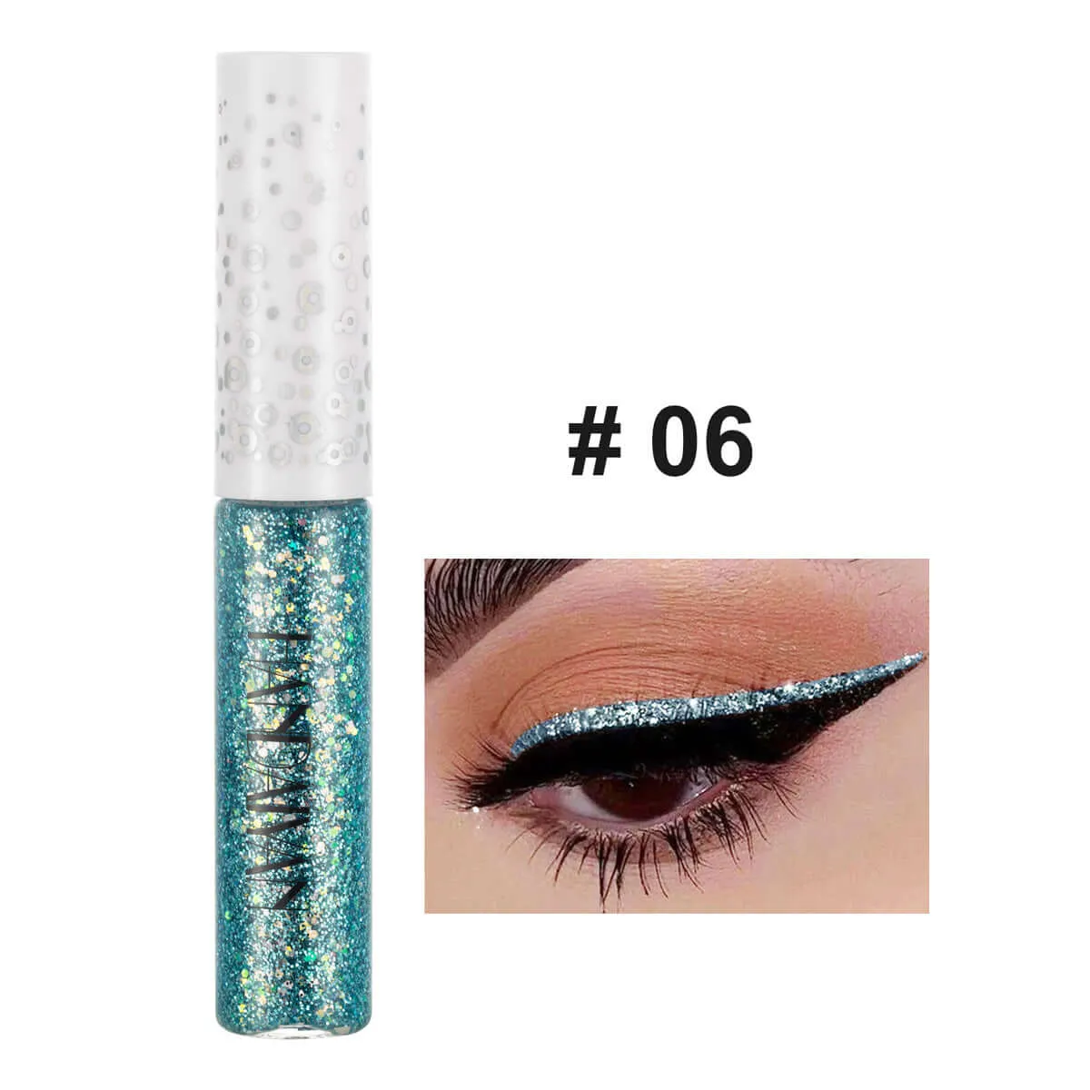 HANDAIYAN 12 Colors Sequin Eyeliner