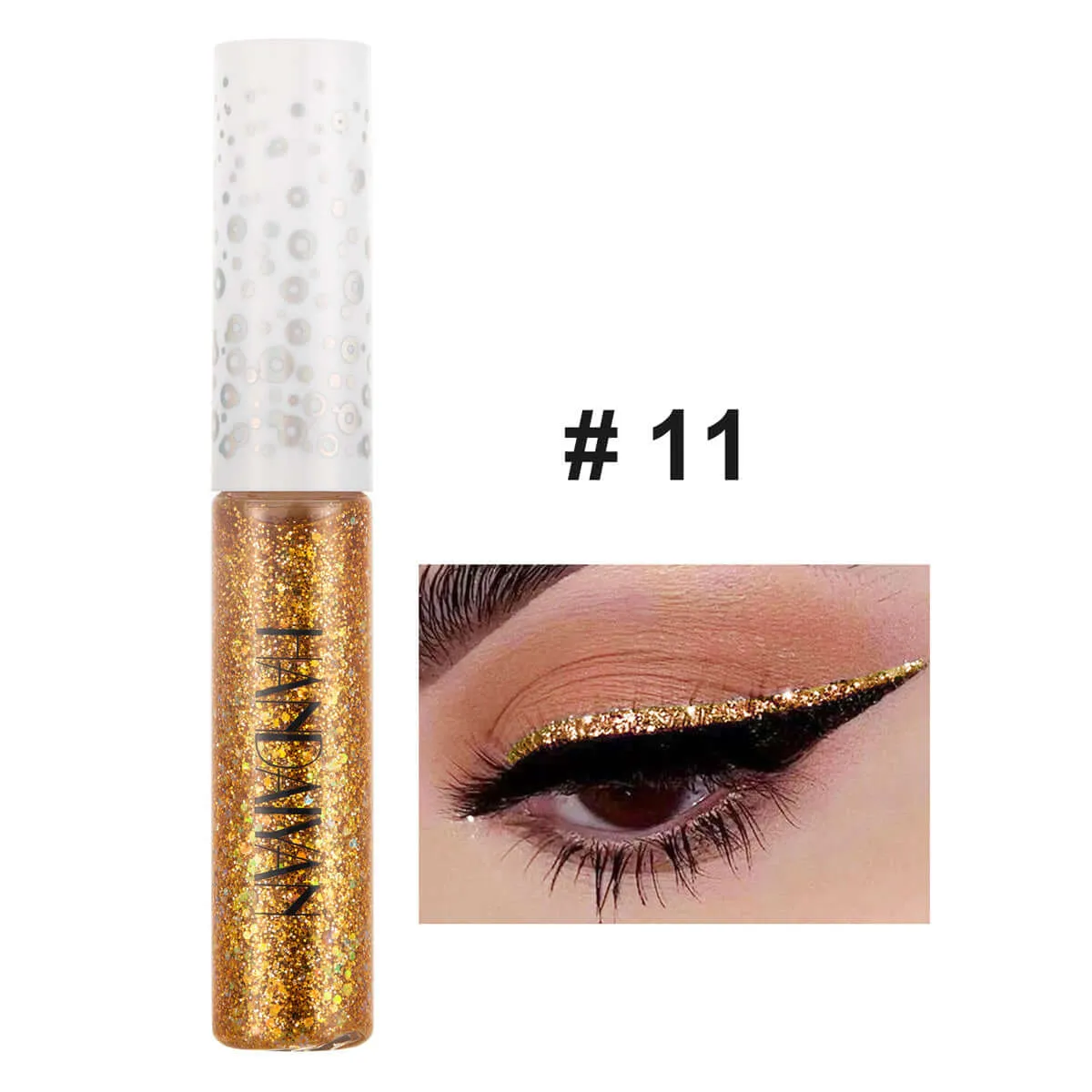 HANDAIYAN 12 Colors Sequin Eyeliner