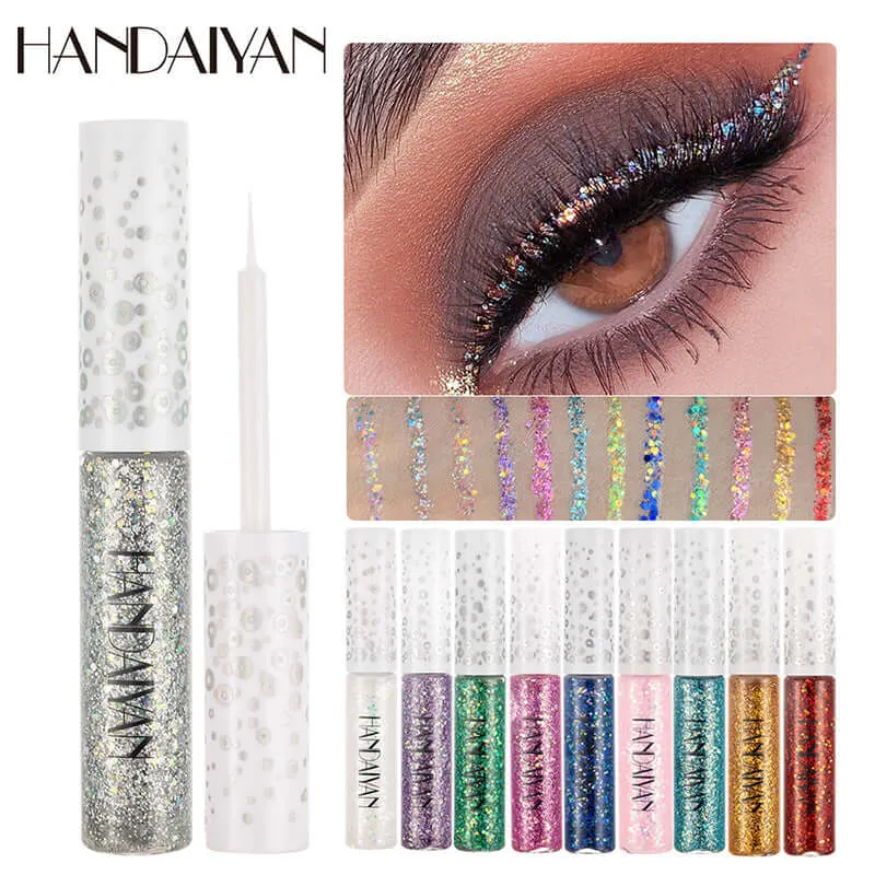 HANDAIYAN 12 Colors Sequin Eyeliner