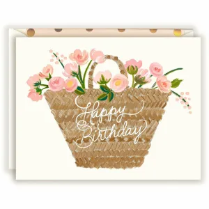 Happy Birthday Tote Card