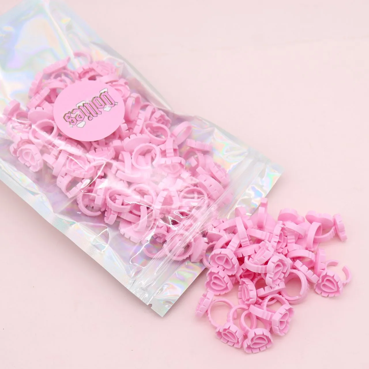 Heart Glue Rings