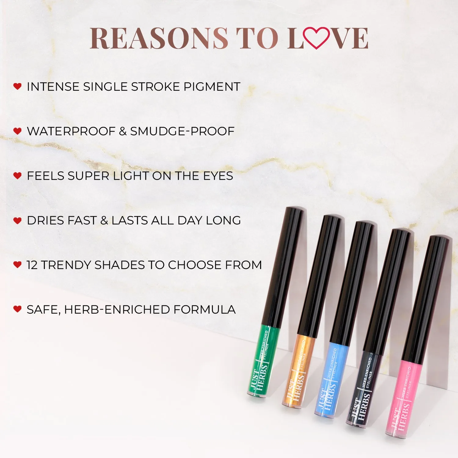 Herb-Enriched Waterproof Eyeliner Organic with Jojoba Oil & Vitamin E -  Eclectic Blue