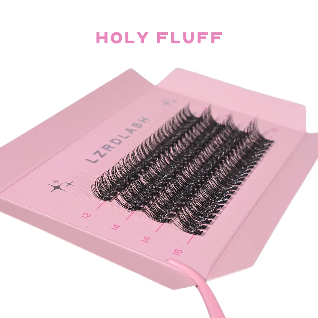 HOLY FLUFF - Vegan Individual Lash Clusters