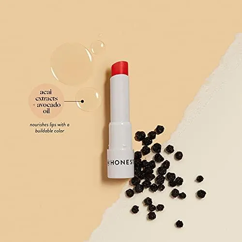 Honest Beauty Tinted Lip Balm, Dragon Fruit (Packaging May Vary), 0.141 Oz