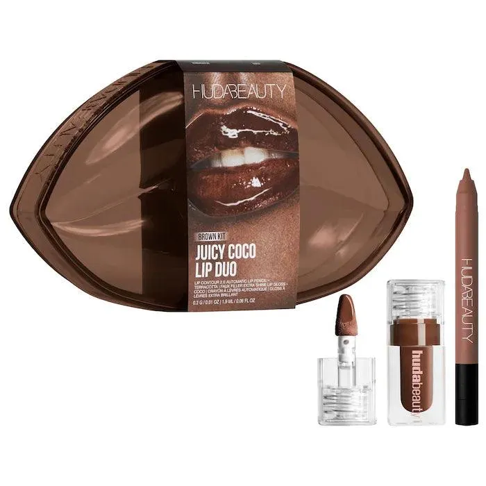 Huda Beauty - Juicy Bombshell Lip Gloss   Liner Set